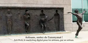 sculpture en bronze d'un artiste américain